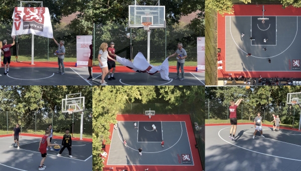 Übergabe 3x3-Court an Vorstand